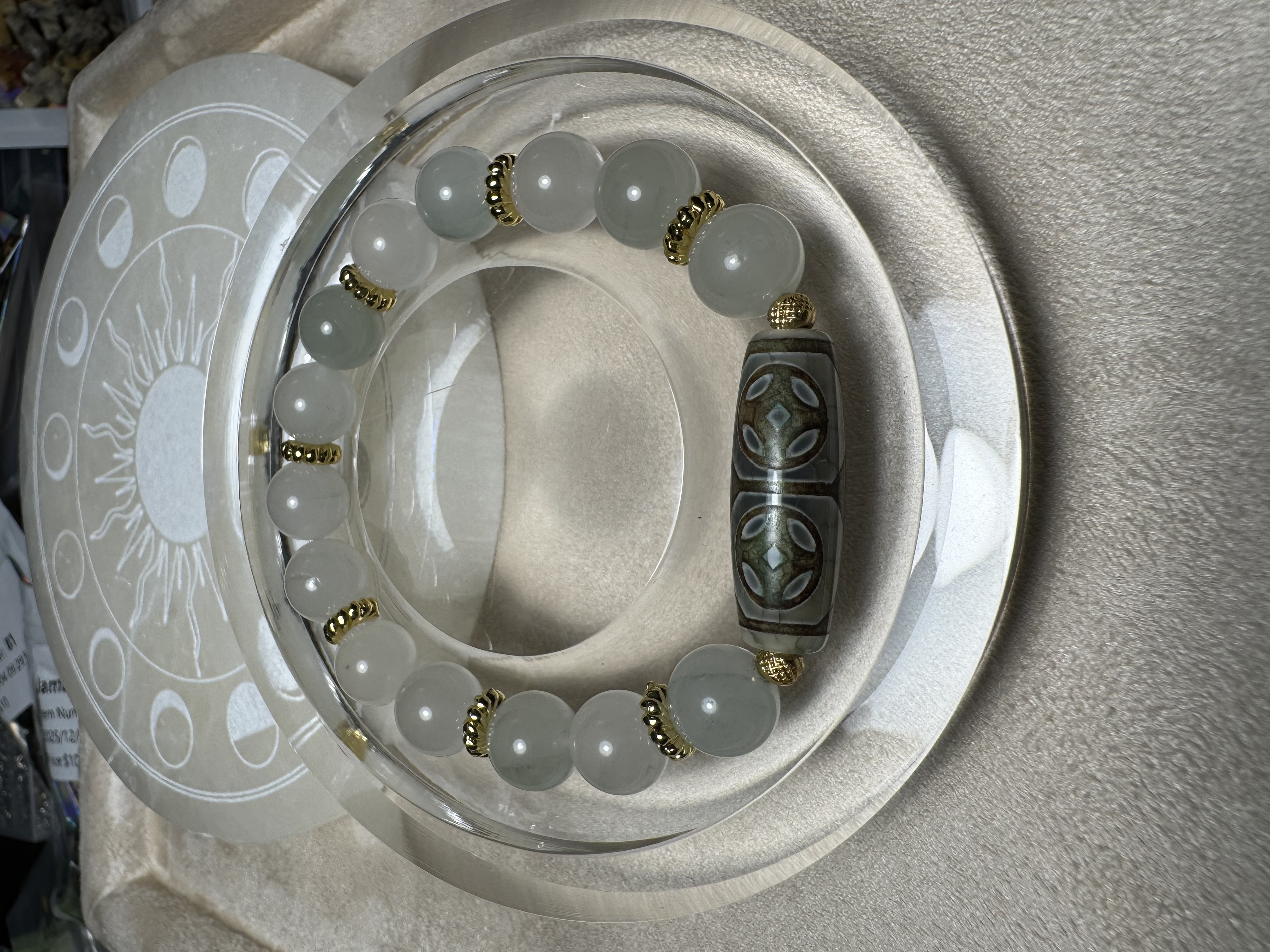 Afghan Jade Beaded Bracelet