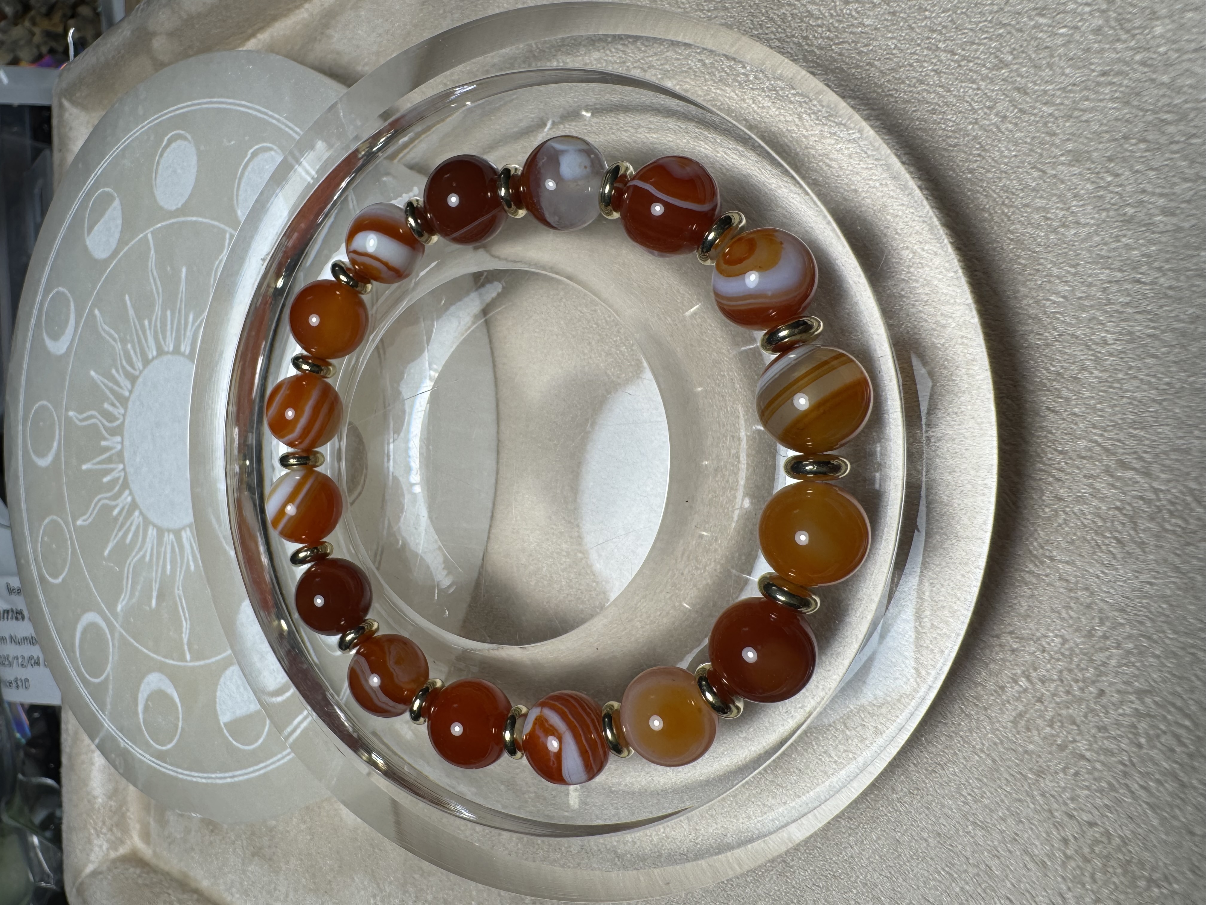 Carnelian with banding 