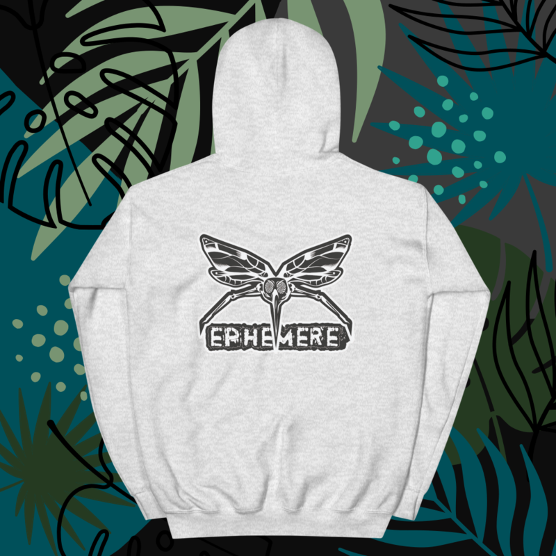 Sweat à capuche Ephemere Basic gris