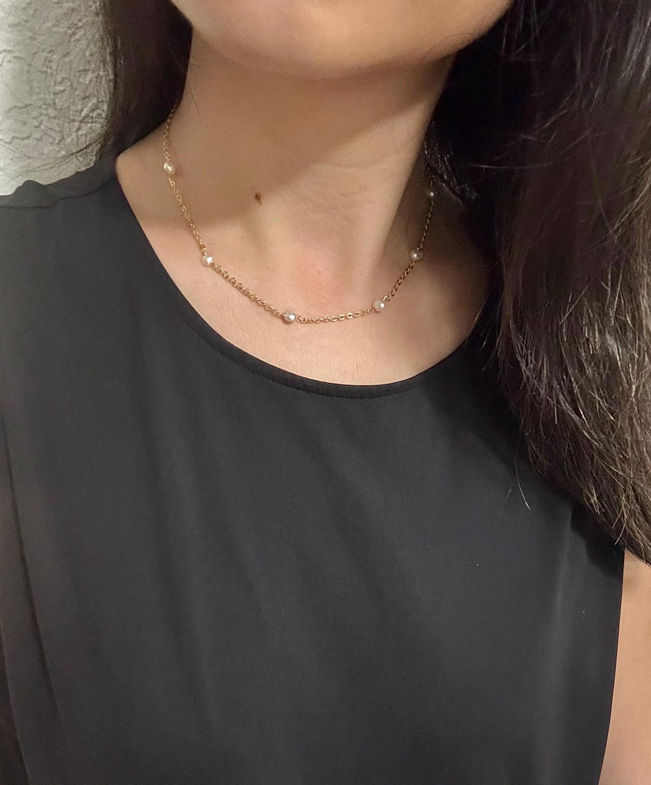 Nugget Pearl Necklace