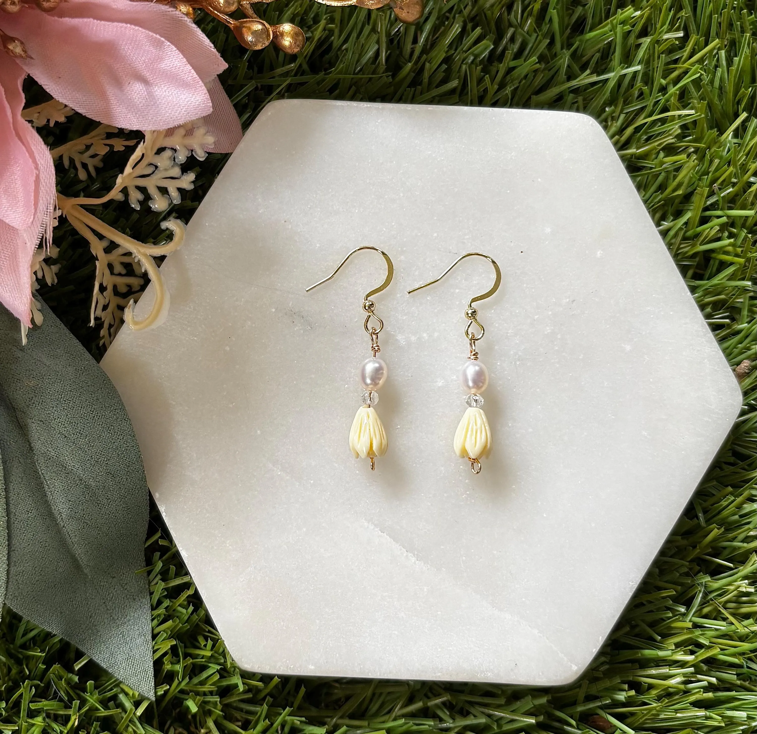Pikake Drop Earring