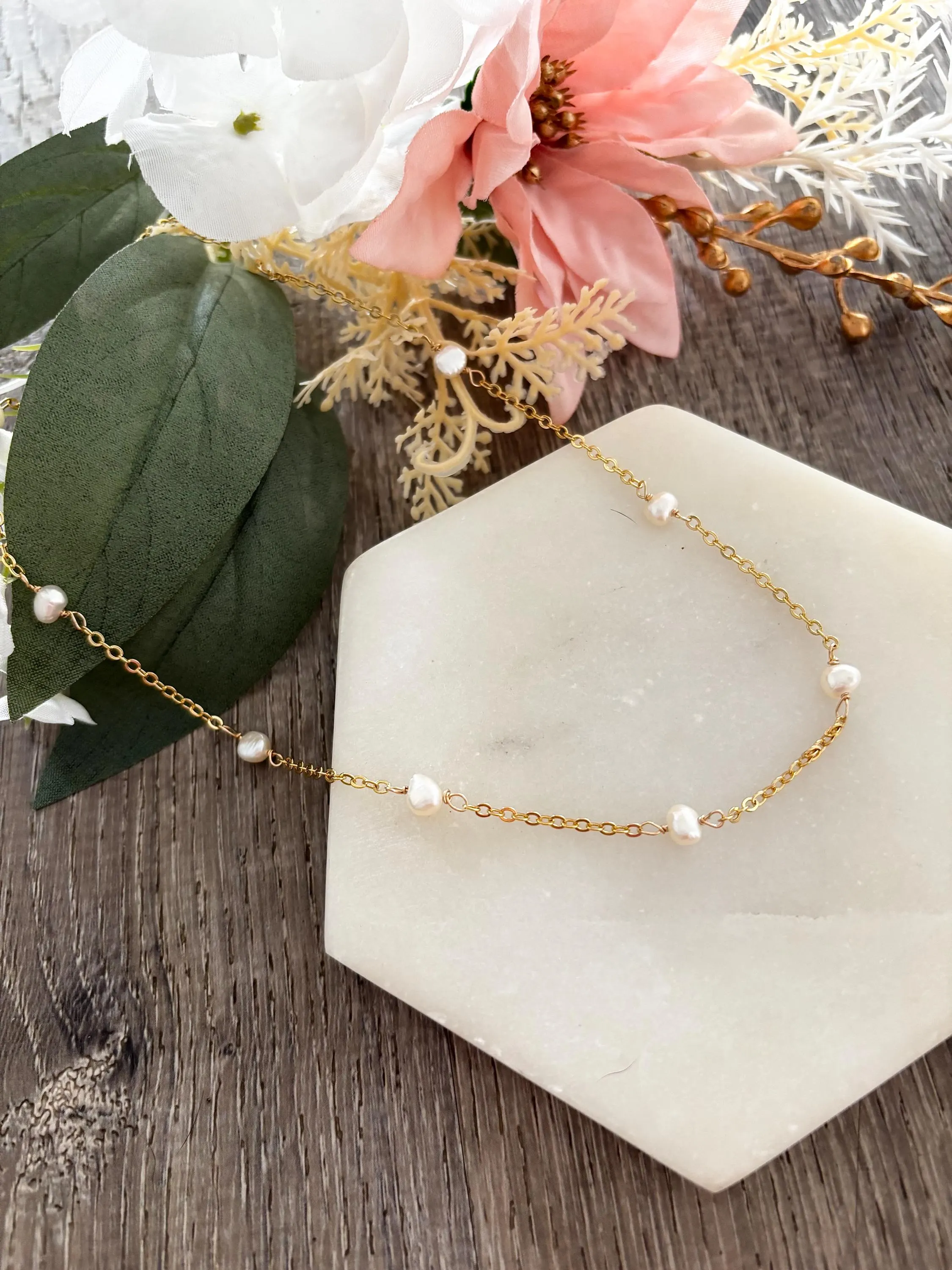 Nugget Pearl Necklace