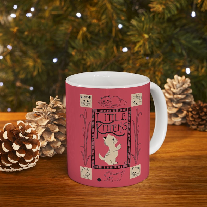 Little Kittens | Bookish Cat Pun, Classic Literature Pun With Cats, Book Lover Mug, Book Mug, Bookish Gifts, Little Women