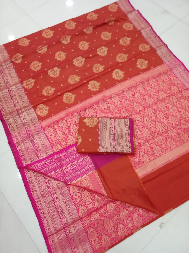 Royal Blue Banarasi Silk Saree