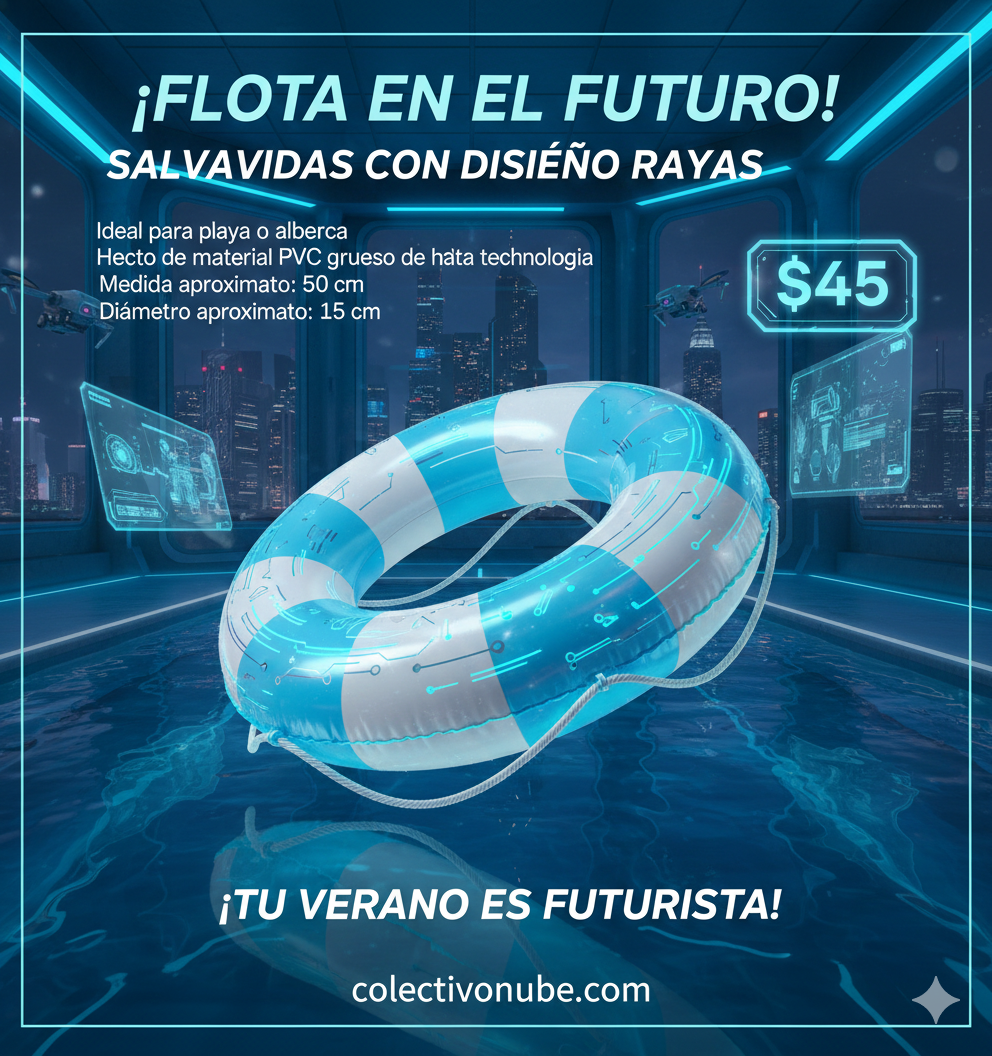 Salvavidas Rayas Futurista