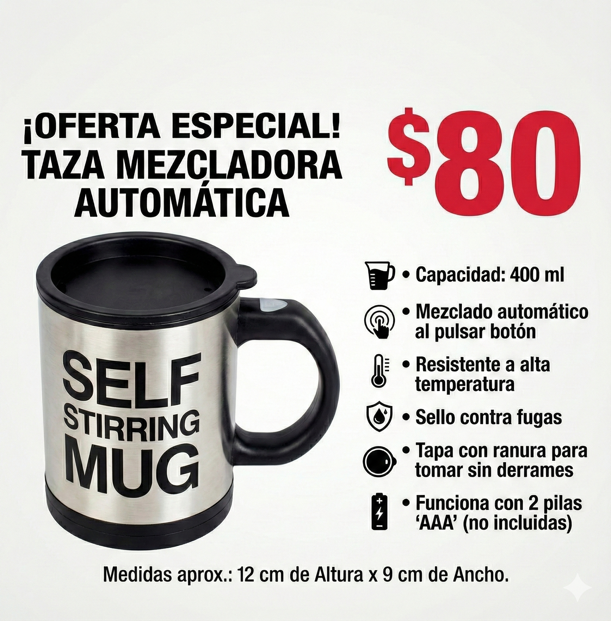Taza Mezcladora Automática
