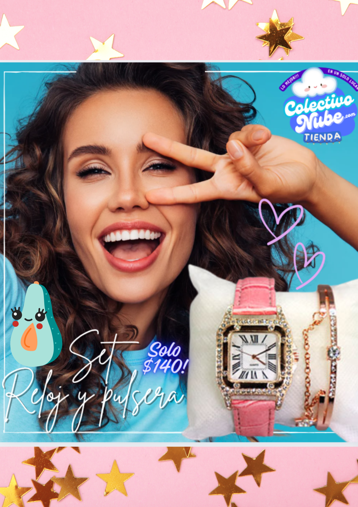 Set reloj y pulsera