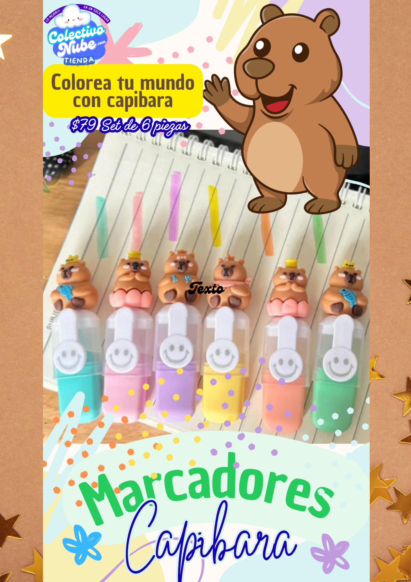 Marcadores Capibara