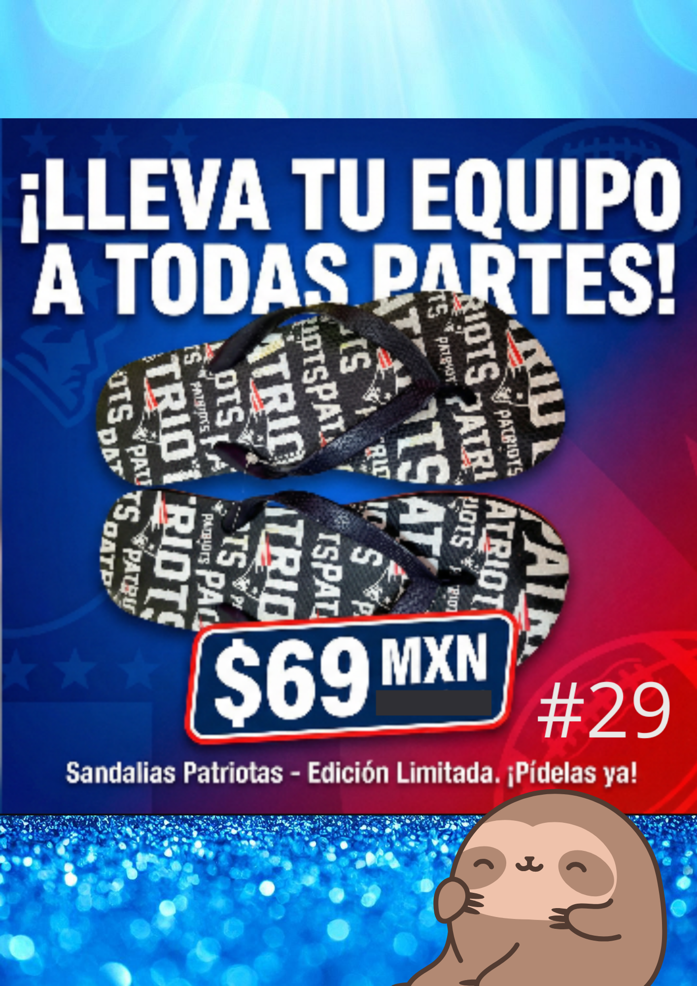 Sandalias Patriotas