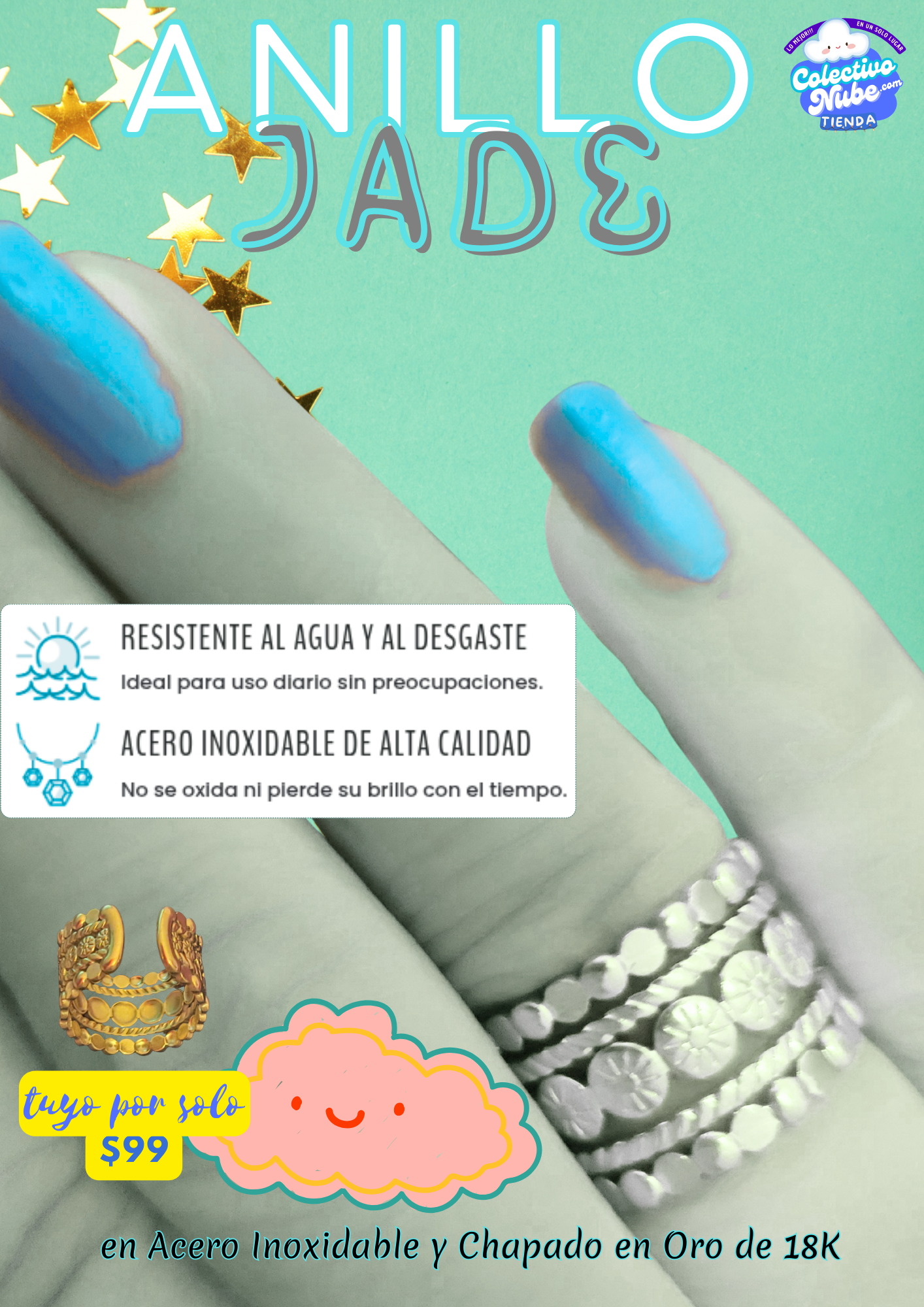 Anillo Jade