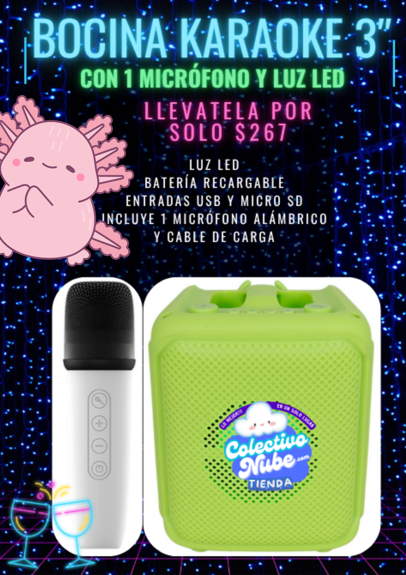 Bocina Karaoke 3”