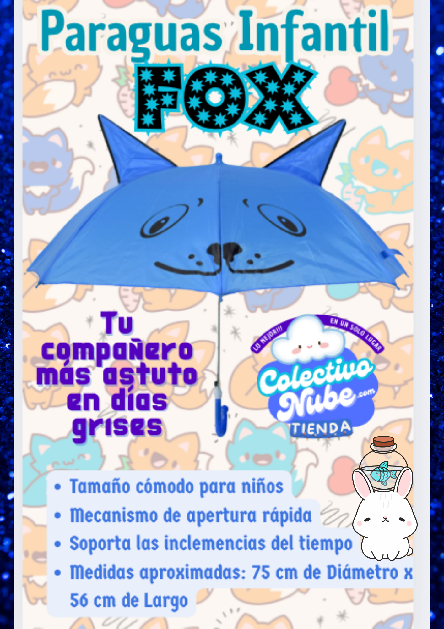 Paraguas Infantil Fox