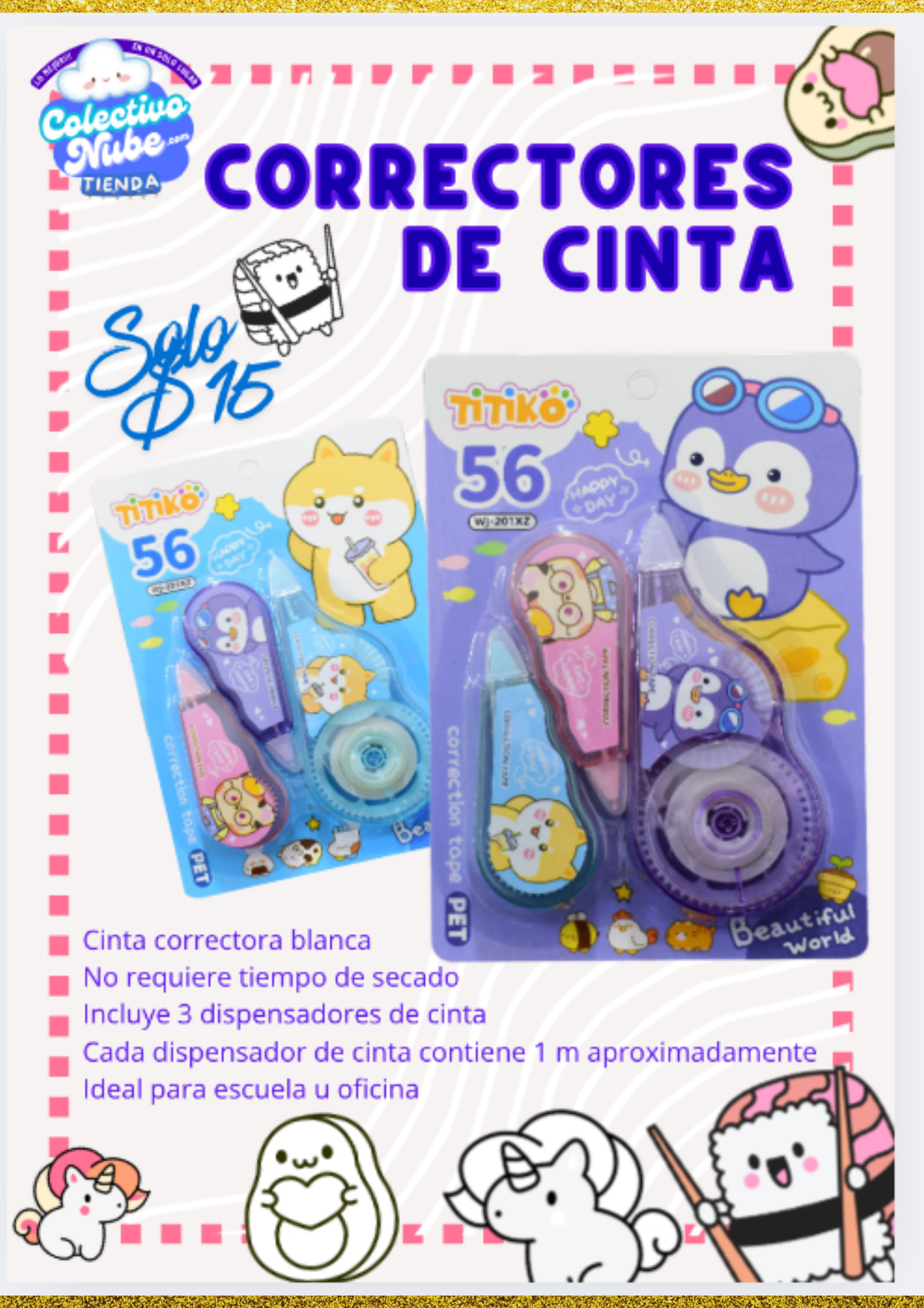 Correctores de cinta