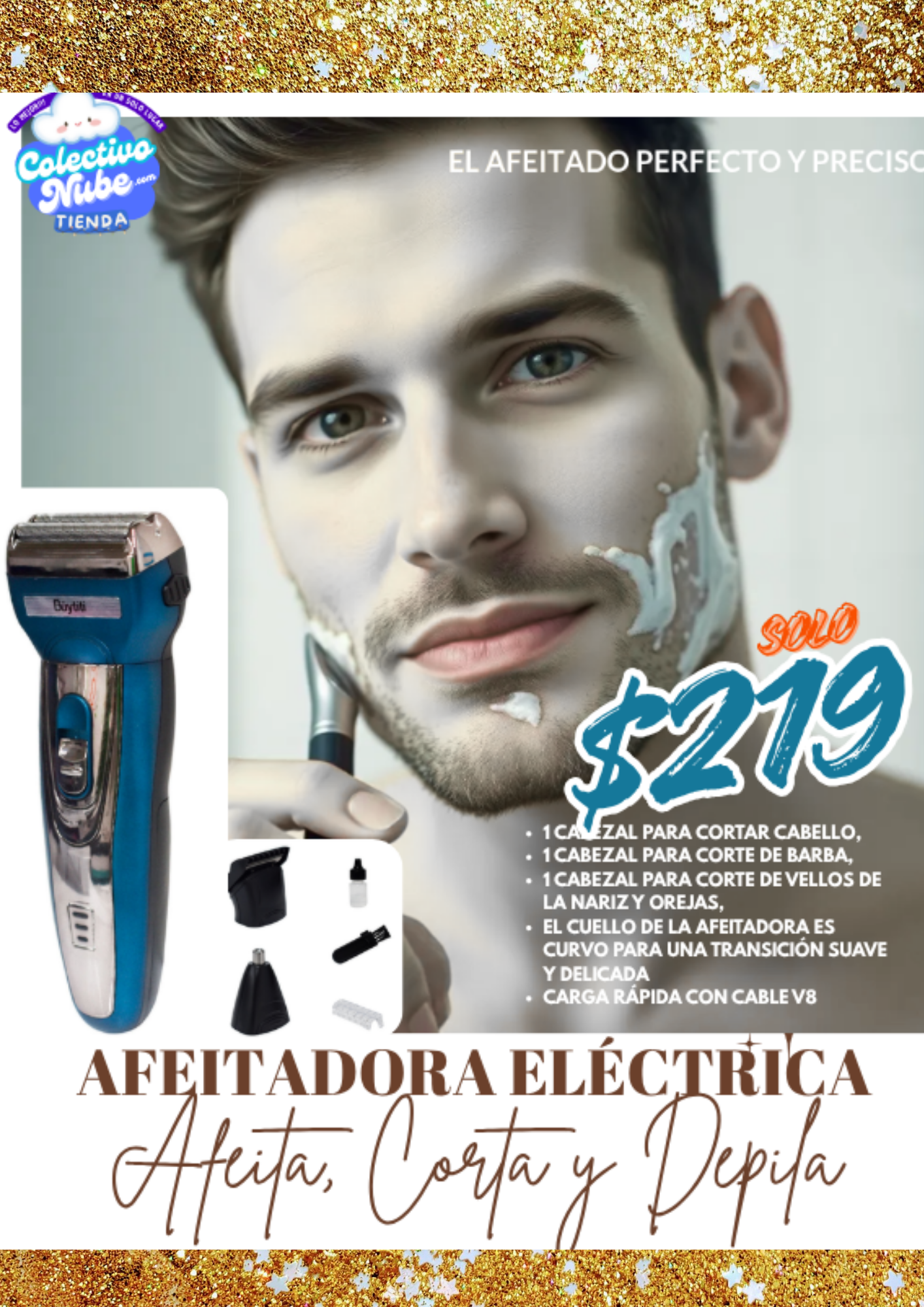 Afeitadora eléctrica