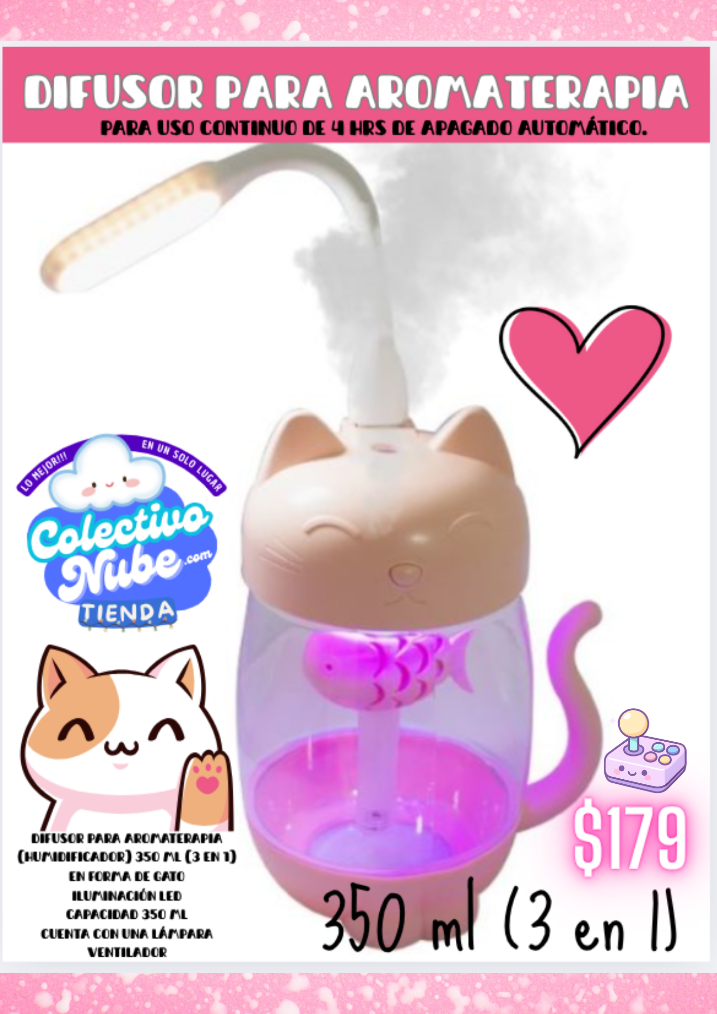 Difusor para aromaterapia