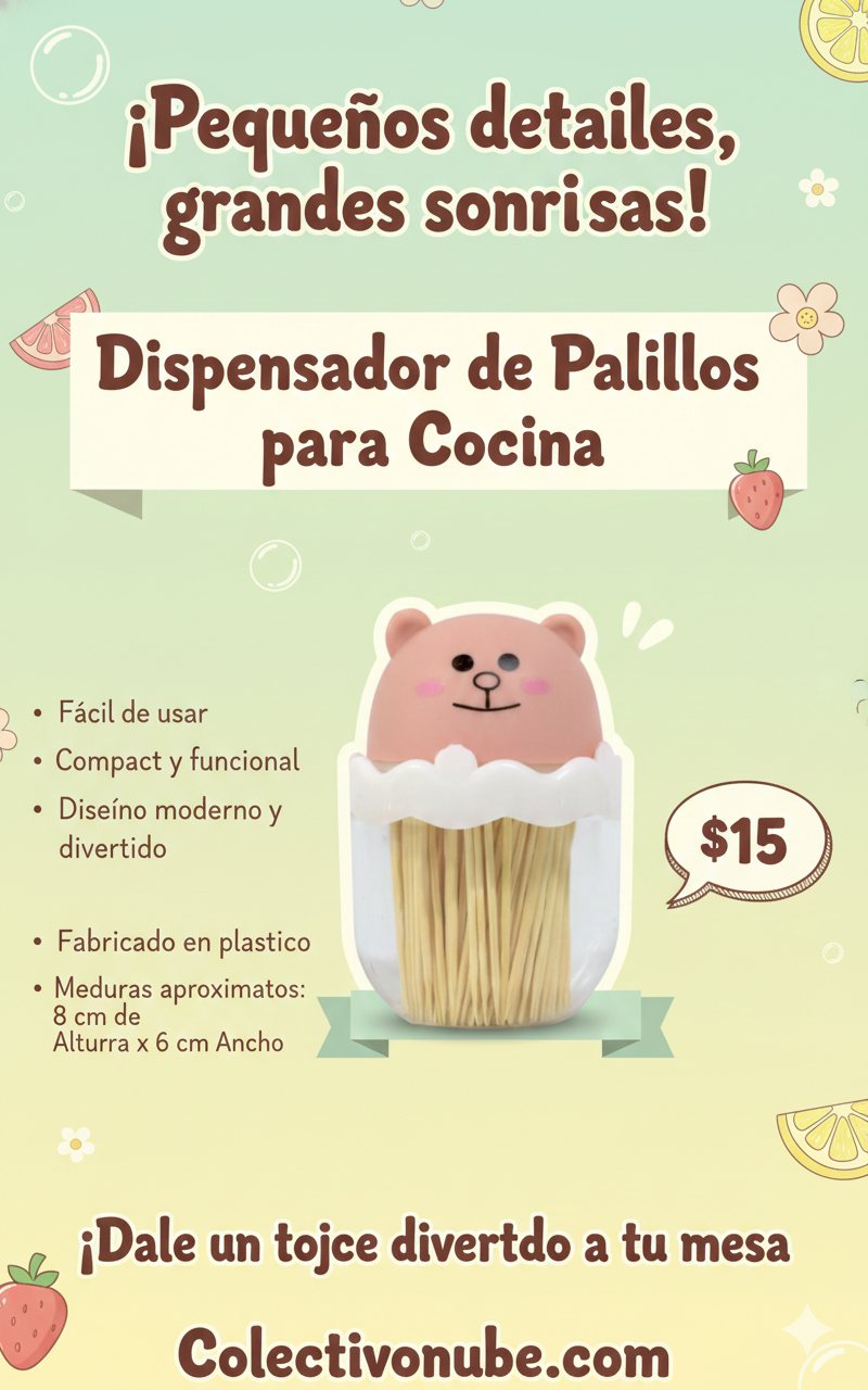 Dispensador de Palillos para Cocina