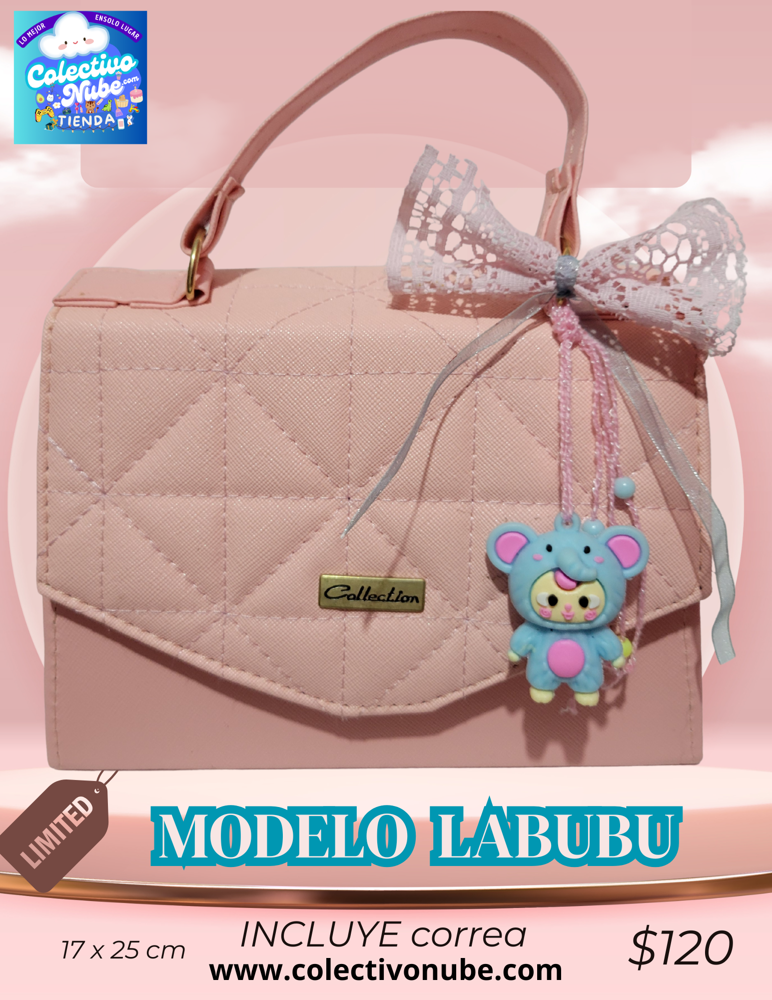 Bolso Modelo Labubu