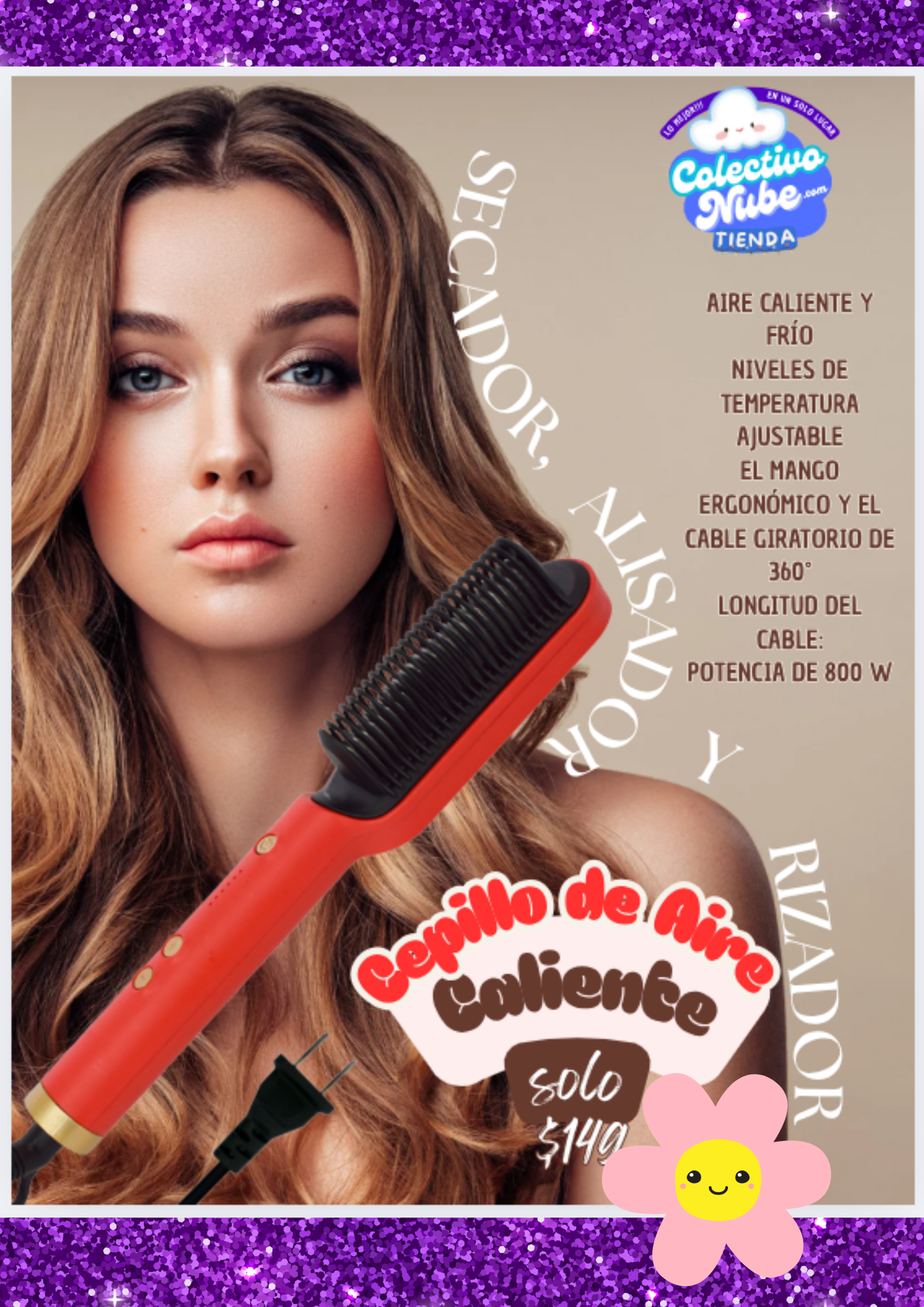 Cepillo de Aire Caliente