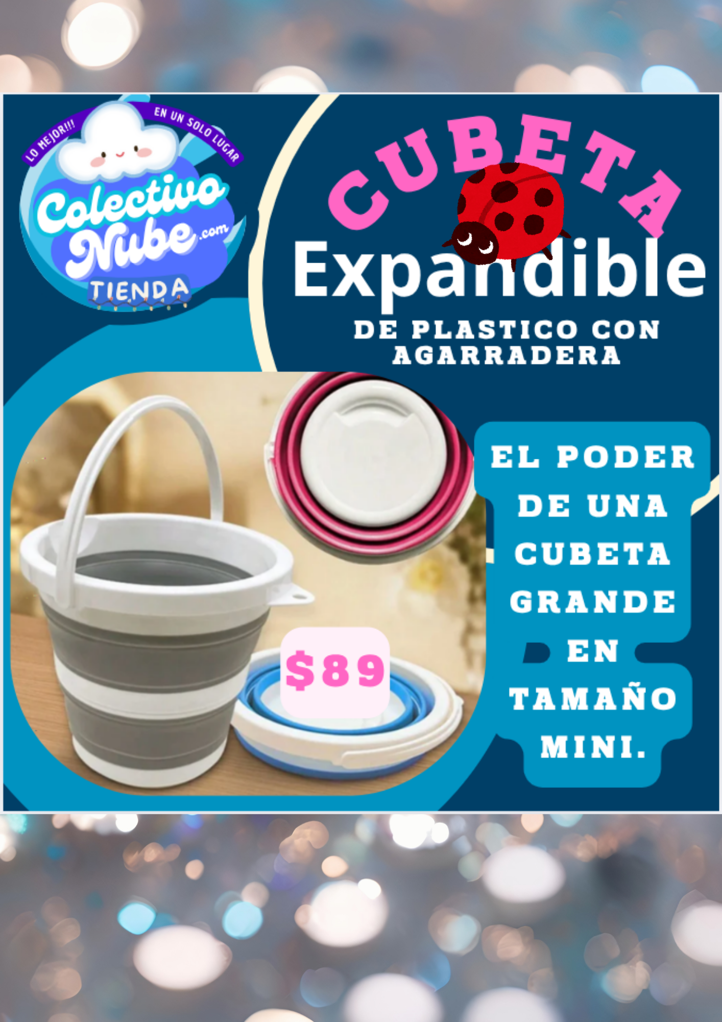 Cubeta Expandible