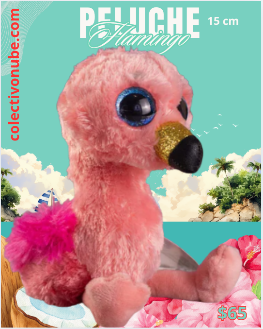 Peluche Flamingo 15 cm