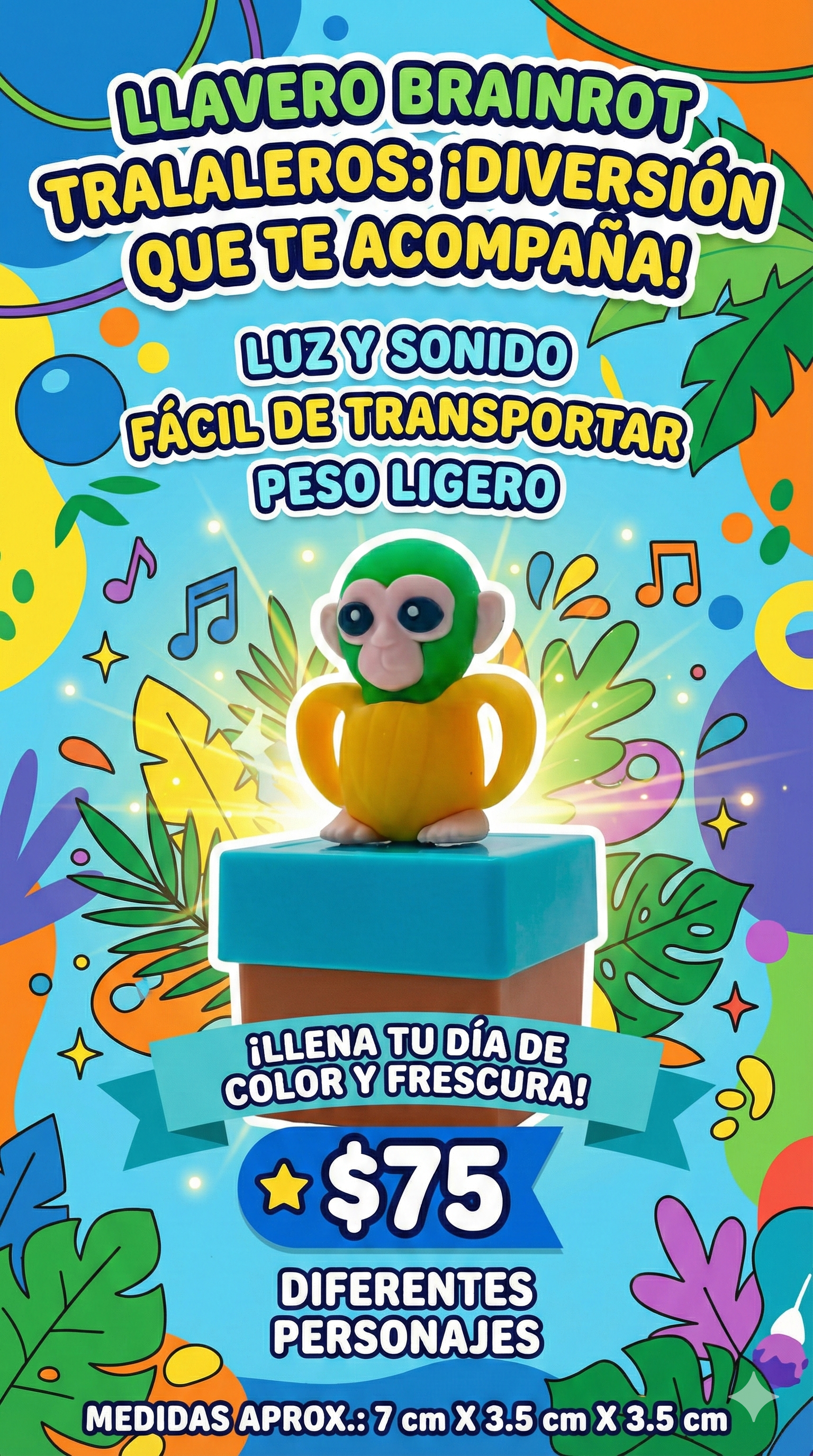 Llavero Brainrot Trallaleros