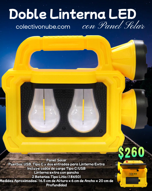 Doble Linterna LED