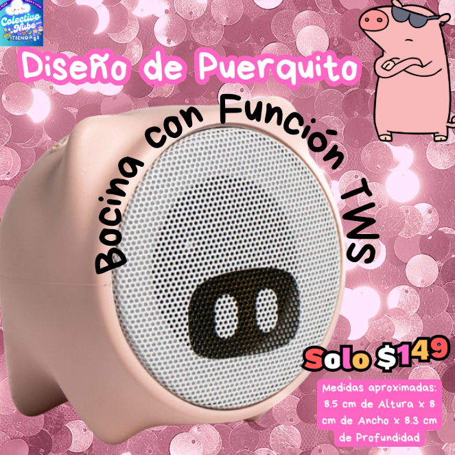 Bocina diseño de puerquito
