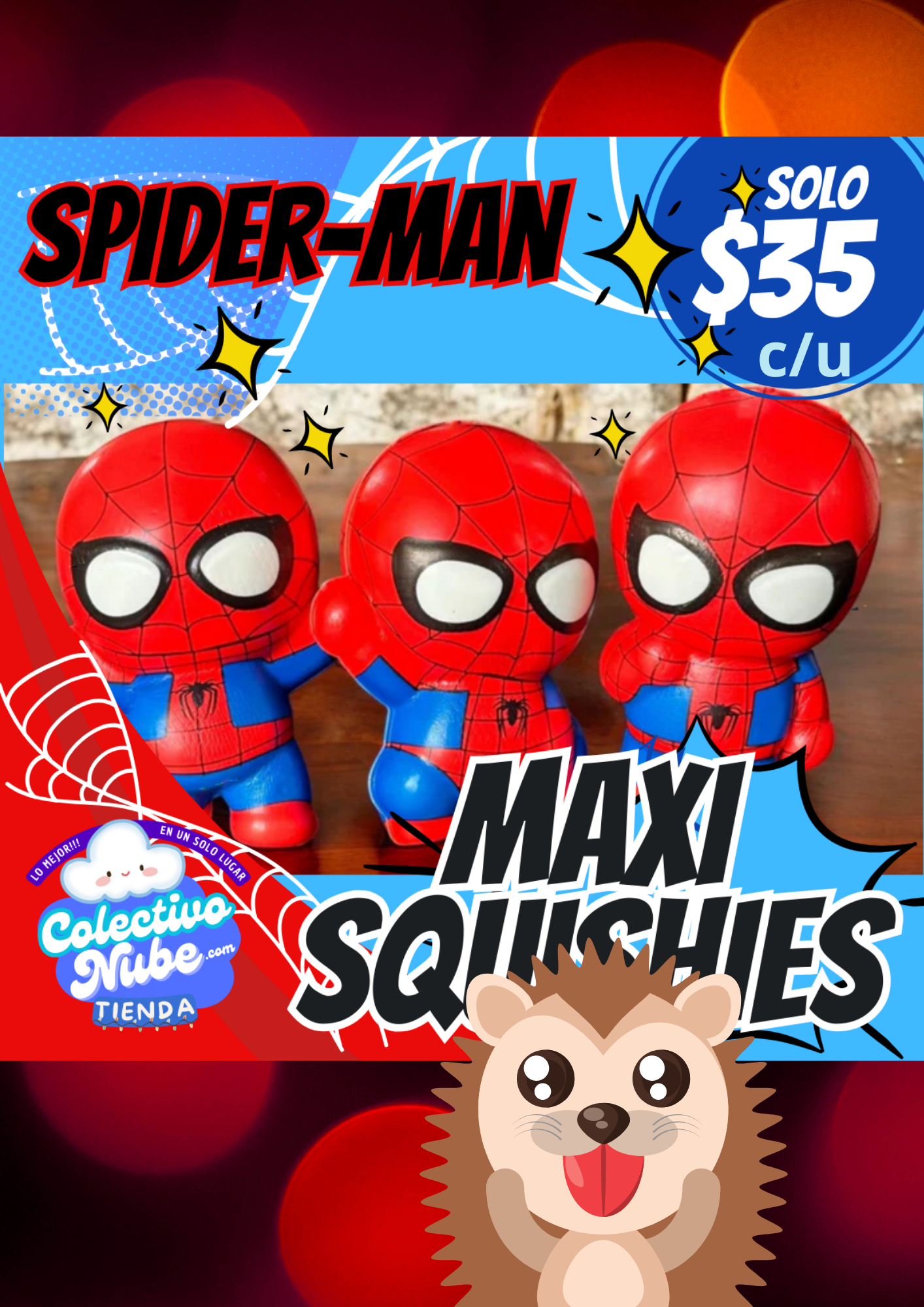 Spider-Man Maxi Squishies