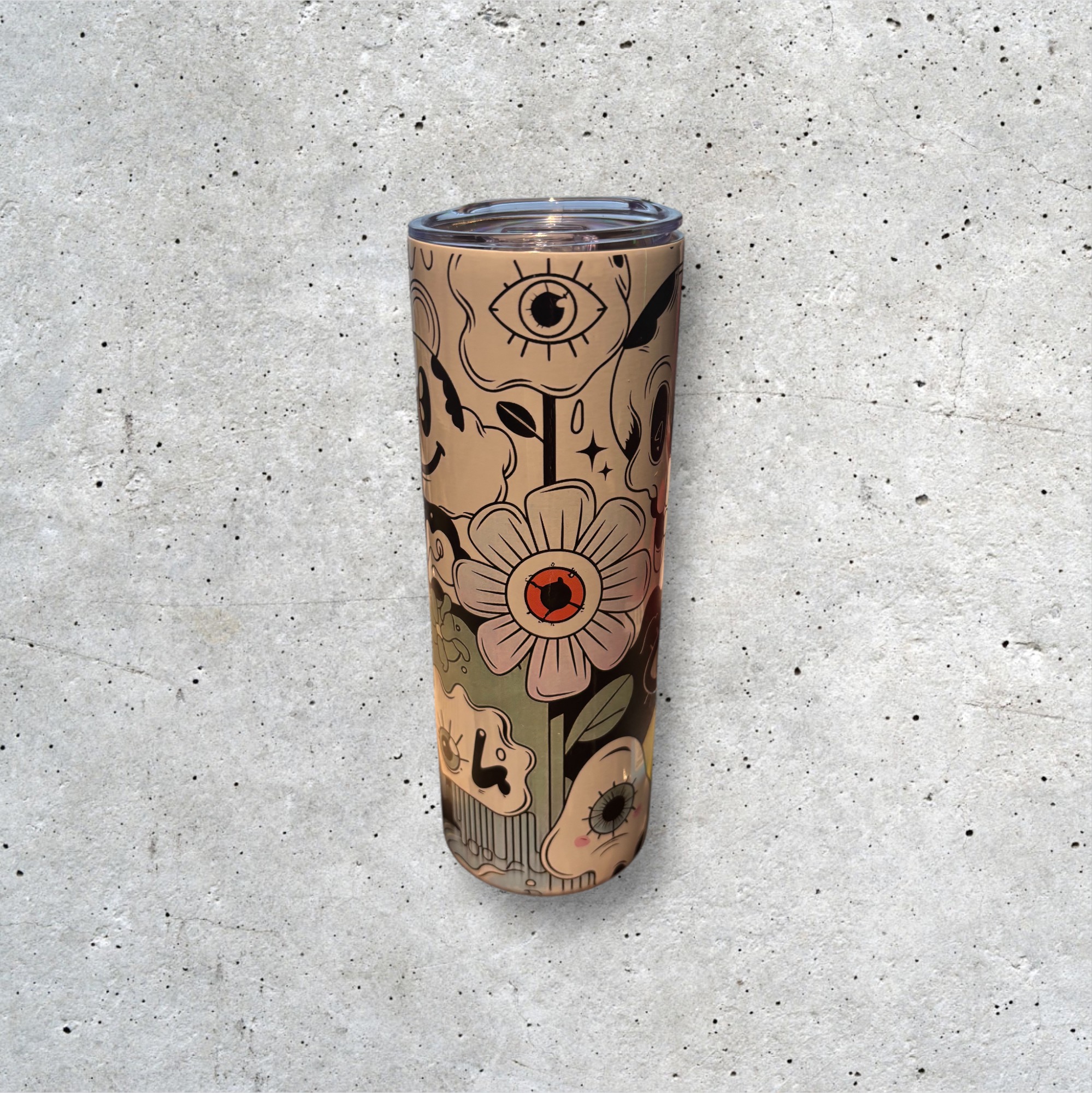 Skull Art Tumbler