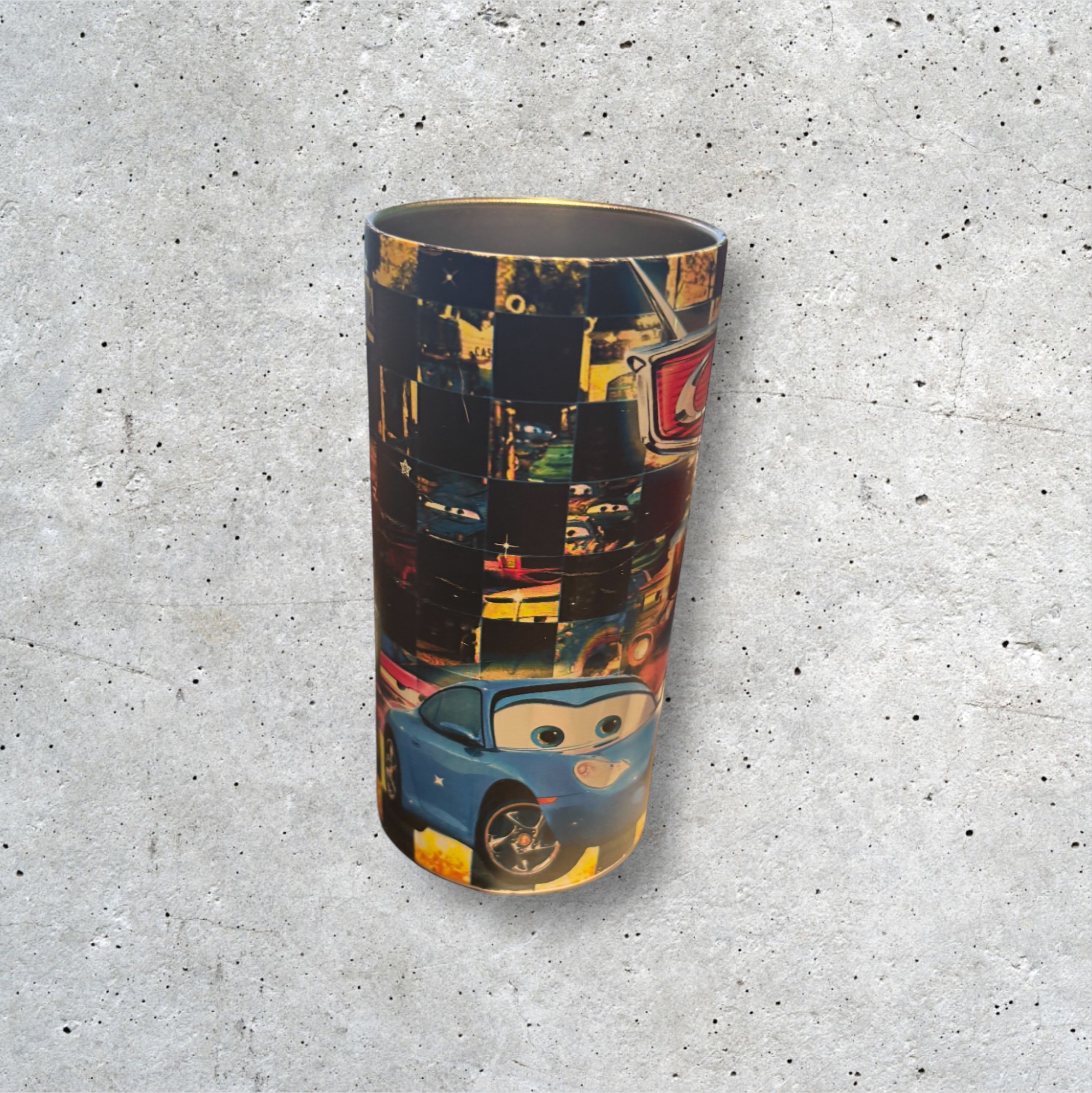 Cars-themed drinking tumbler