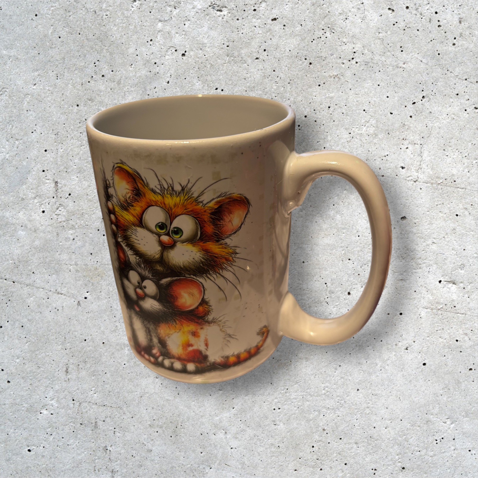 Cartoon Cat Ceramic Mug