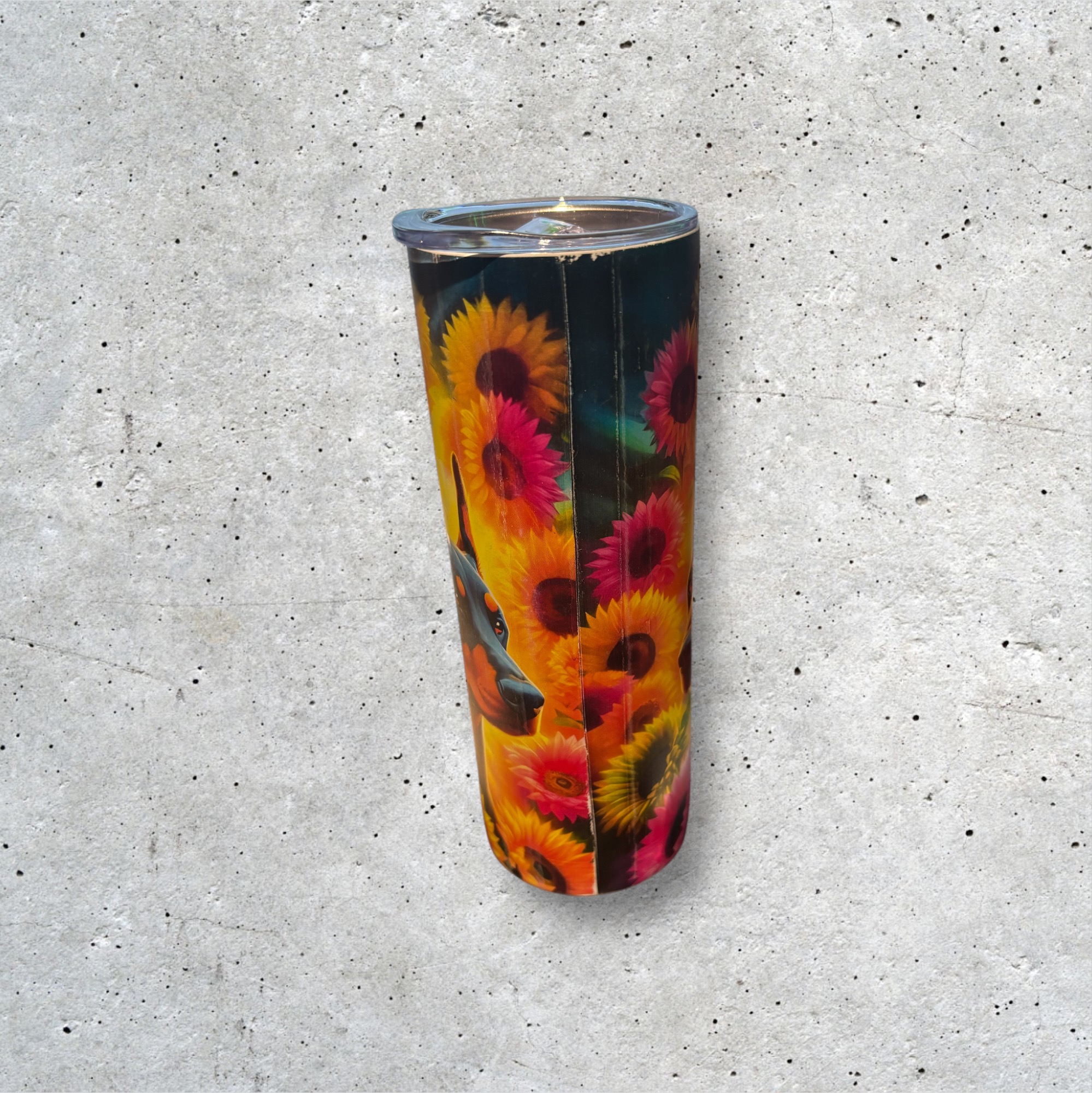 Doberman Printed Tumbler