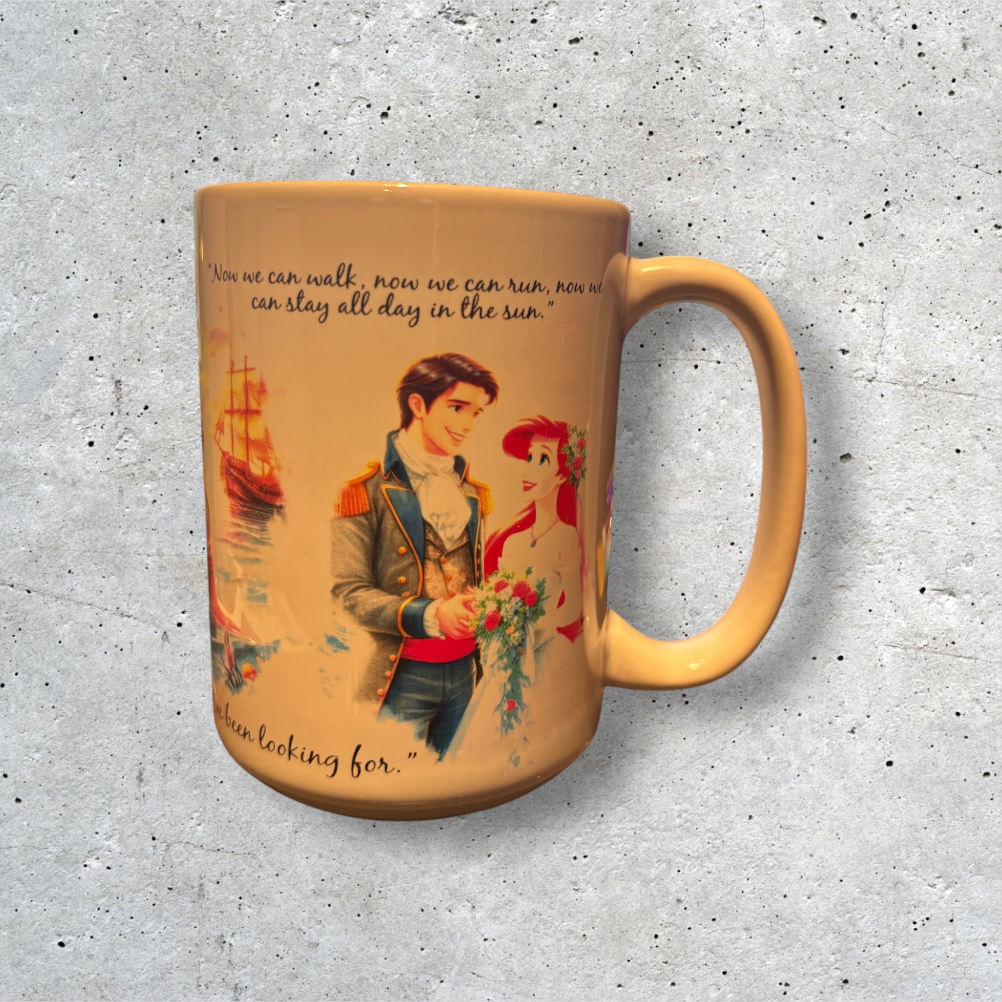 Ceramic Mug with Nautical Romance Design