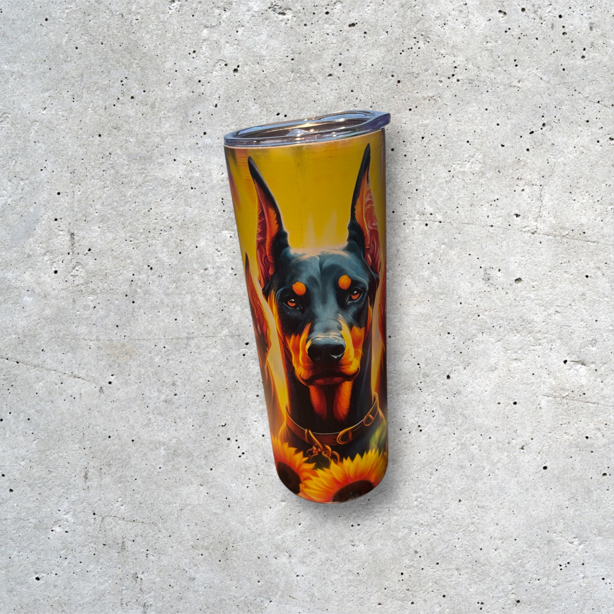 Doberman Printed Tumbler