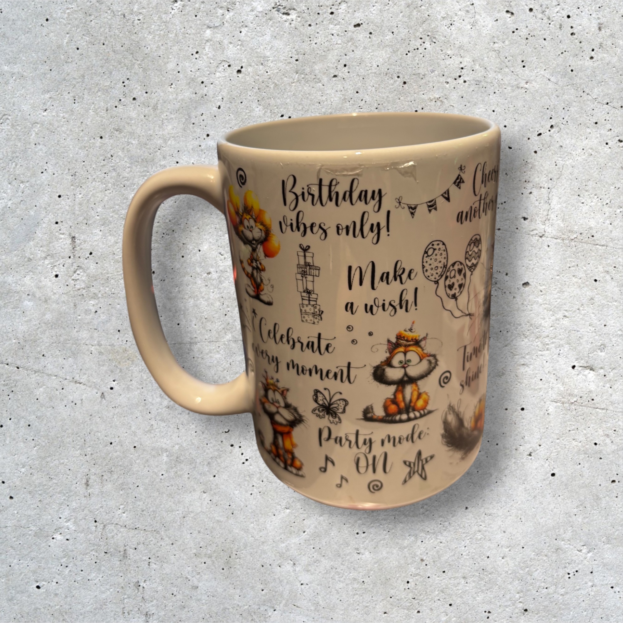 Birthday Themed Ceramic Mug