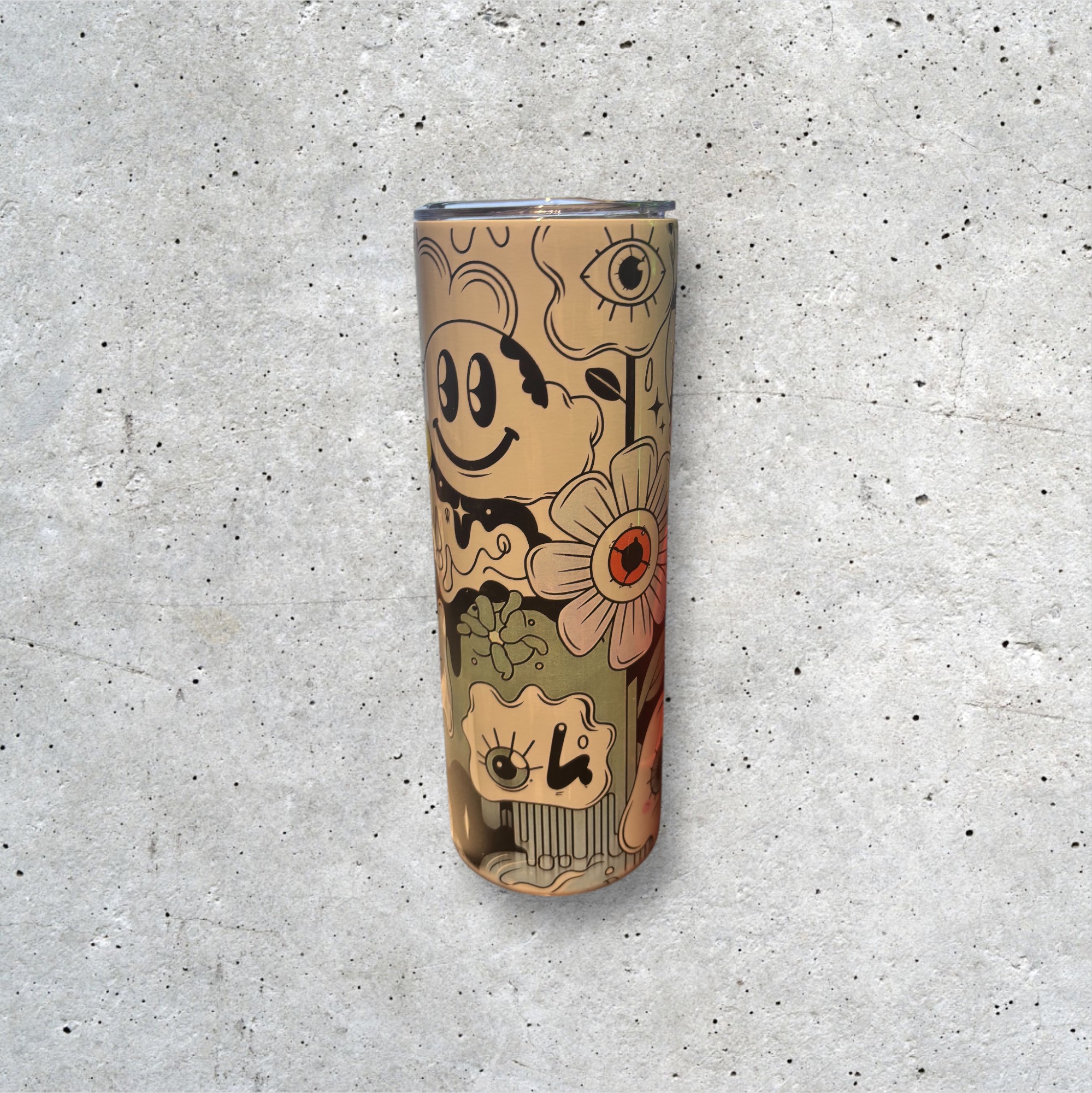 Decorative Stainless Steel Tumbler