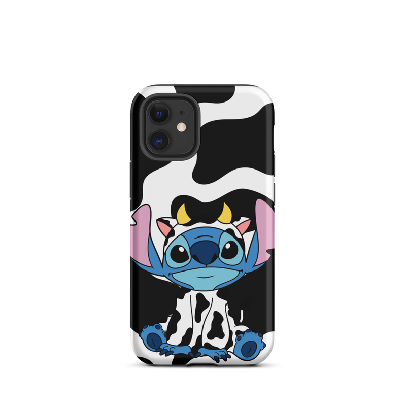 Cow Print Cartoon Character Tough Case for iPhone®