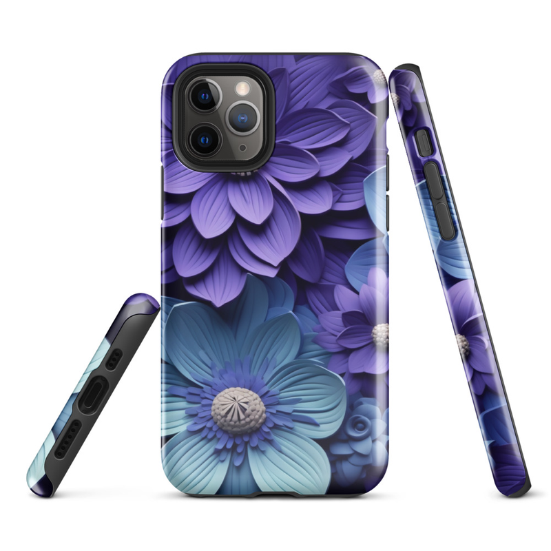 Floral Pattern Tough Case for iPhone®