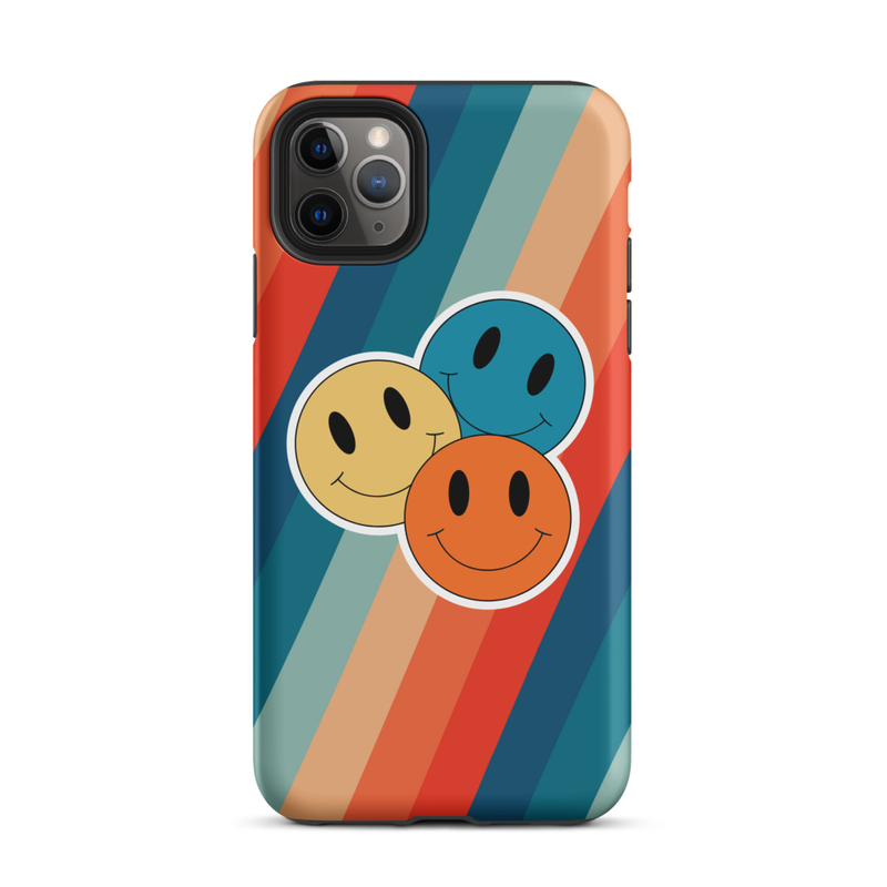 Retro Smiley Faces Tough Case for iPhone®