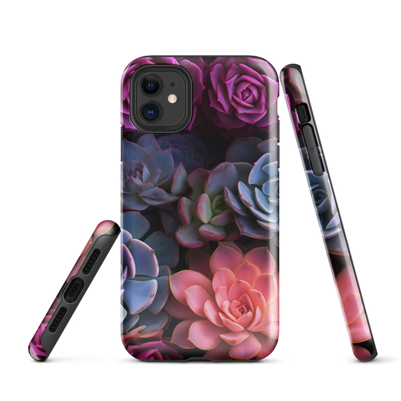 Succulent Pattern Tough Case for iPhone®