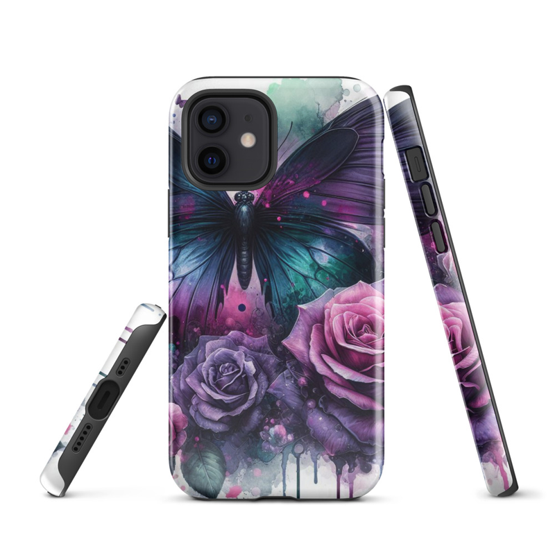 Butterfly and Roses Tough Case for iPhone®