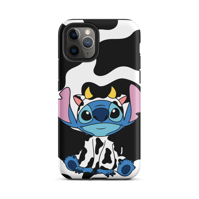 Cow Print Cartoon Character Tough Case for iPhone®