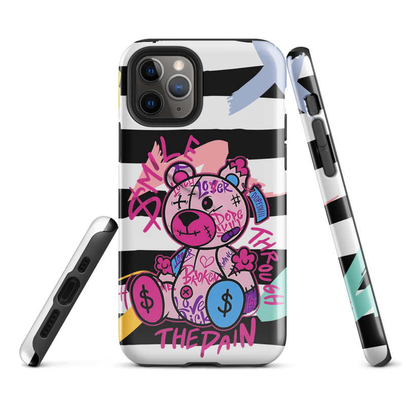 Graffiti Teddy Bear Tough Case for iPhone®
