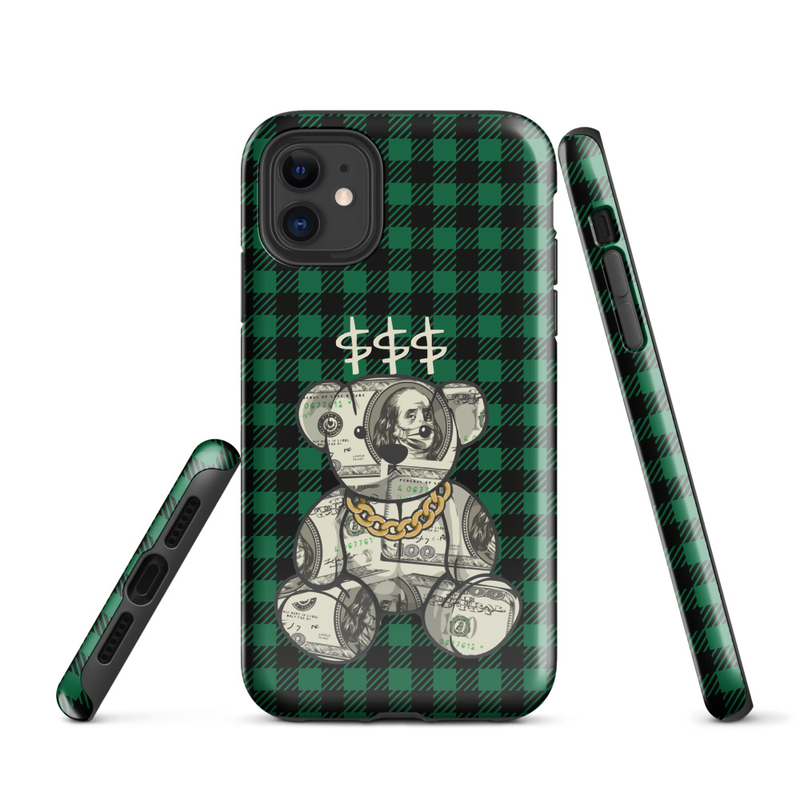 Luxury Bear Pattern Tough Case for iPhone®