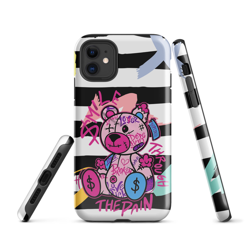 Graffiti Teddy Bear Tough Case for iPhone®
