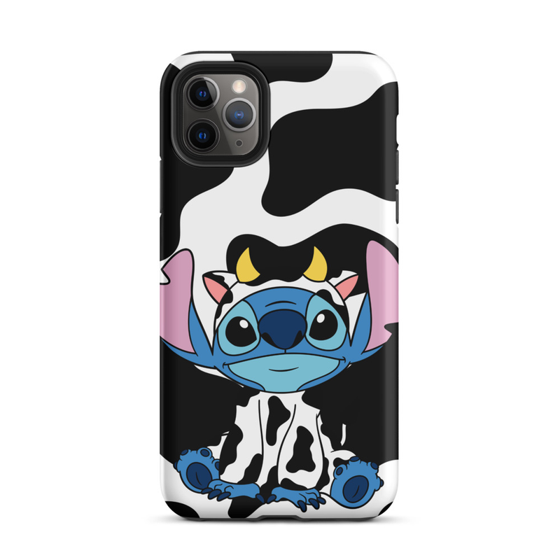 Cow Print Cartoon Character Tough Case for iPhone®