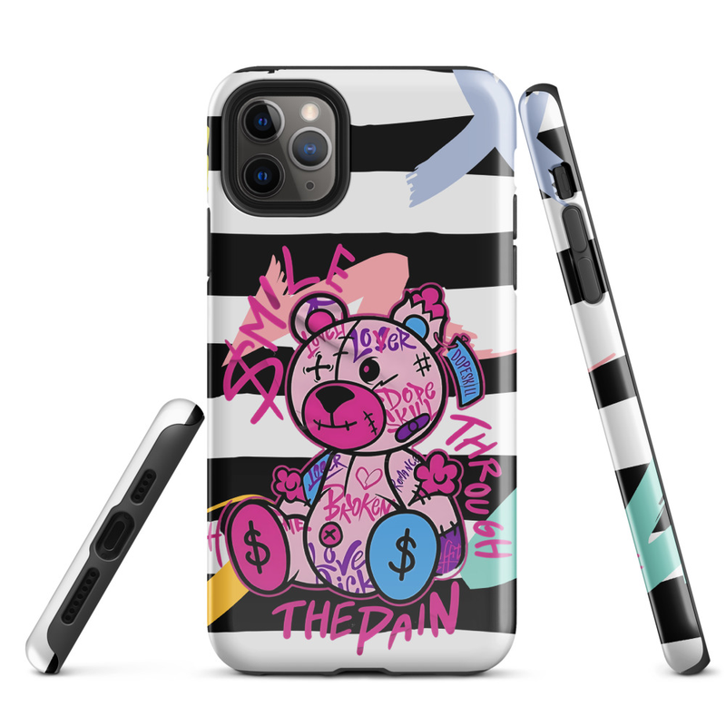 Graffiti Teddy Bear Tough Case for iPhone®