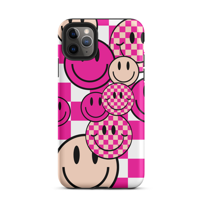 Pink Smiley Tough Case for iPhone®