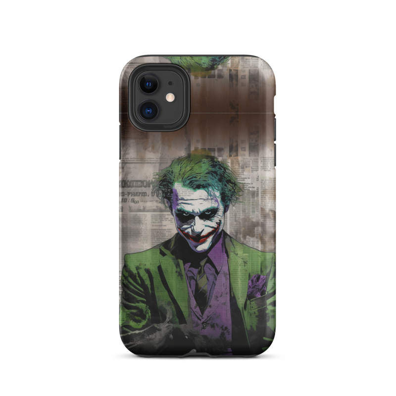 Artistic Joker Inspired Tough Case for iPhone®