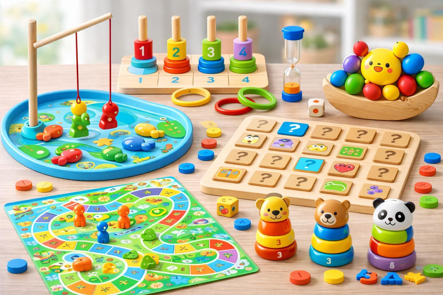 Educational Wooden Toy Set